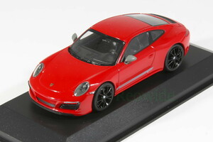 ミニチャンプス 1/43 ポルシェ 911 (991 II) カレラ T レッド ブラックホイール 22台限定 Porsche Carrera T Indischrot