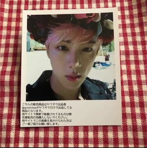 BTS 防弾少年団 WINGS ウィングス アルバム 封入 トレカ フォトカード 公式 JIN ヤフオク出品物 ジン ソクジン　photo card ピンクヘアー