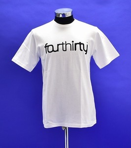 430 FOURTHIRTY (フォーサーティー) LOGO ICON S/S TEE ロゴ アイコン 半袖Tシャツ クルーネックプリントT-SHIRT WHITE 2