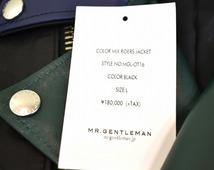 MISTERGENTLEMAN(ミスタージェントルマン)COLOR MIX RIDERS JACKET LEATHER Mr.カラーミックスライダースジャケット レザーブルゾン L_画像10