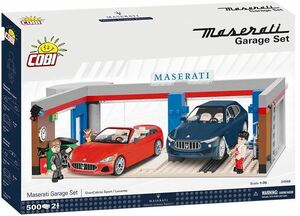 COBI ブロック ☆ マセラッティ・シリーズ 1/35サイズ 自動車・乗用車 ☆ マセラティ ガレージ セット Maserati Garage Set ☆ 新品・EU製