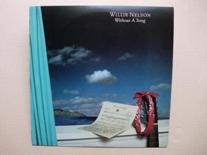 ＊【LP】ウィリー・ネルソン／Without A Song（25AP2719）（日本盤）
