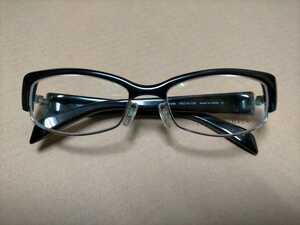 未使用 増永眼鏡㈱ THE　MASUNAGA サーモントブロー系 眼鏡 メガネフレーム サイズ: 53□18-135　ブラック系
