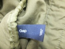 GAP ギャップ ロゴタグ 牛革 2WAY ボストンバッグ カーキ_画像2