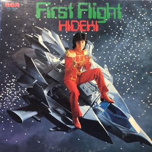 F LP 西城秀樹 First Fight レコード 5点以上落札で送料無料