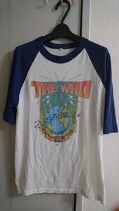 70's オリジナル the who バンドTシャツ バンT コピーライト入り