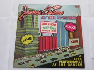 D12-18 LP レコード ポリドール JAMES BROWN ジェームス ブラウン LIVE AT THE GARDEN 全12曲 ソウル R&B ゴスペル