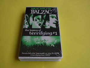 BALZAC / the legacy of terrifying #1 live at club citta kawasaki on july 21,2002 ビデオテープ バルザック 限定品