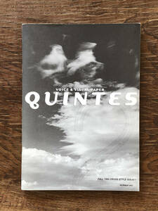 送料無料★福島県郡山市VOICE&VISUAL PAPER★QUINTES(クインテス）★NUMBER002★1995年発行