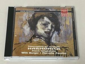 器楽レア盤◇ranscriptions For Chromatic Harmonica/Willi Burger(ハーモニカ)/Marcello Parolini(ピアノ)◇S19