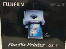 プリンターFUJIFILM フジフィルム FinePix Printer QS-7 付属品 あり おそらく未使用品 間違ってシュリンクをバリバリ破いてしまった_画像1