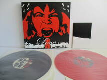 ■2枚組LP■ 赤盤+黒盤 美盤 V.A. HATE / LOVE / Red Vinyl INFEZIONE STIGMATHE DIOXINA LOVEHATE80.IT Italian Punk イタリアン・パンク_画像3