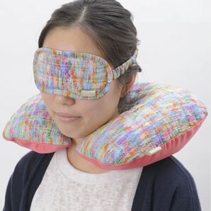 新品 ミレスト MILESTO/リバティプリントアイマスク&ネッ