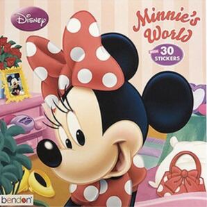 新入荷ミニー シール付き絵本 (minnie's world)