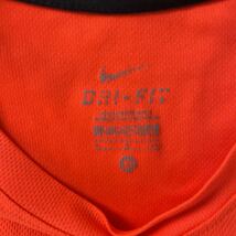 NIKE ナイキ 半袖 プラクティスシャツ 半袖Tシャツ オレンジカラー ドライフィト Sサイズ ポリエステル_画像4
