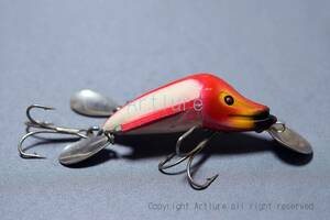 JAMISON WIG-L-TWIN,C1939年、面白ルアー、希少珍品、THE W.J.JAMISON CO,.CHICAGO,IL,USA,.2 1/2" PLATIC OLD LURE,(#4306-98C)