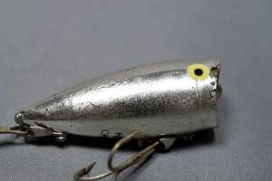 OLD CHUGGER JR SPOOK,HEDDON, Old tea ga-,. Don, approximately 30 year front Old lure as American from buy neck break up rare 