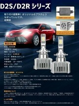 (P)D2S/D2R 業界初 無加工で簡単に純正HIDをLEDヘッドライト化 シーマ【CIMA】 HGY51 H24.5 ～ HID装着車 車検対応 6500k_画像8