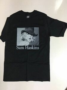 Stie-lo × Sam Haskins Cowboy Kate Tシャツ BLACK XL カウボーイケイト FACE ケイト フォト プリント フェイス 半袖 野口強 スティーロー