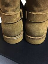 SAINT LAURENT PARIS スウェード クレープソール リング ブーツ 44 新品 TAN サンローラン パリ Nevada Harness Boot Suede ベージュ_画像5