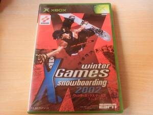 XBOX 新品　ウィンターXゲームズ　スノーボーディング2002