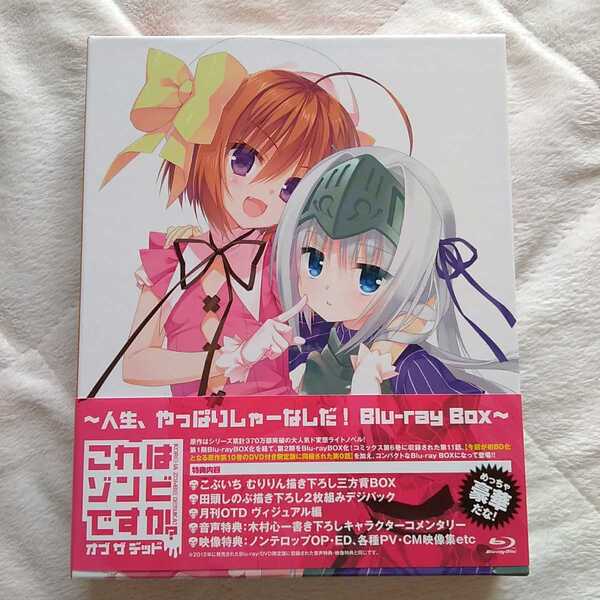 美品 これはゾンビですか?オブ・ザ・デッド~人生,やっぱりしゃーなしだ! Blu-ray Box ブルーレイ
