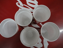 コカ・コーラ　プラスチック製　カップ　レア物　未使用　5個まとめて　_画像7