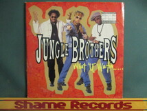 Jungle Brothers ： What ''U'' Waitin ''4'' ? Remix 12'' c/w J.Beez Comin' Through Remix // 落札5点で送料無料_画像1