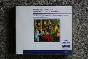 【ジョンエリオットガーディナー 2枚組CD バッハ クリスマス・オラトリオ モンテヴェルディ合唱団　検】音楽美術芸術演奏楽器music