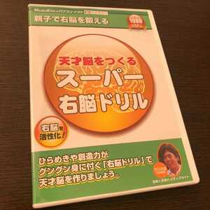 脳トレ スーパー右脳ドリル 幼児教育 右脳 天才脳 知育 学習 ソフト 児玉光雄 IQ 右脳ドリル 右脳活性化 脳内トレーニング ほぼ新品