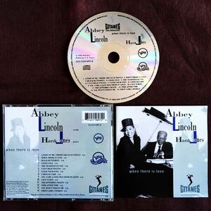 アビー・リンカーン/ハンク・ジョーンズ/ジャズ名歌手&ジャズ・ピアノ巨匠/DUO/デュオ/名唱名演/ヴォーカル&ピアノ/ABBEY & HANK/名作1992