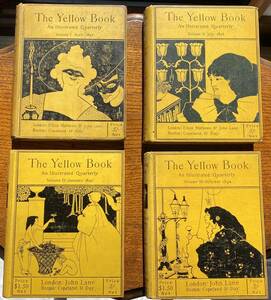 オーブリー・ビアズリーAubrey Beardsley美術監修イエロー ブック The Yellow Book ;VolumeⅠ/Ⅱ/Ⅲ/Ⅳ 全４冊(April.1894～January.1895)