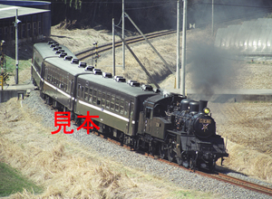 鉄道写真645ネガデータ、120900970002、C12-66＋50系、真岡鐵道、市塙～笹原田、2000.03.30、（4396×3219）