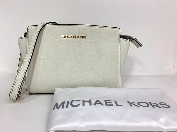 送料無料 マイケルコース MICHAEL KORS レザー セルマ ショルダーバッグ ★