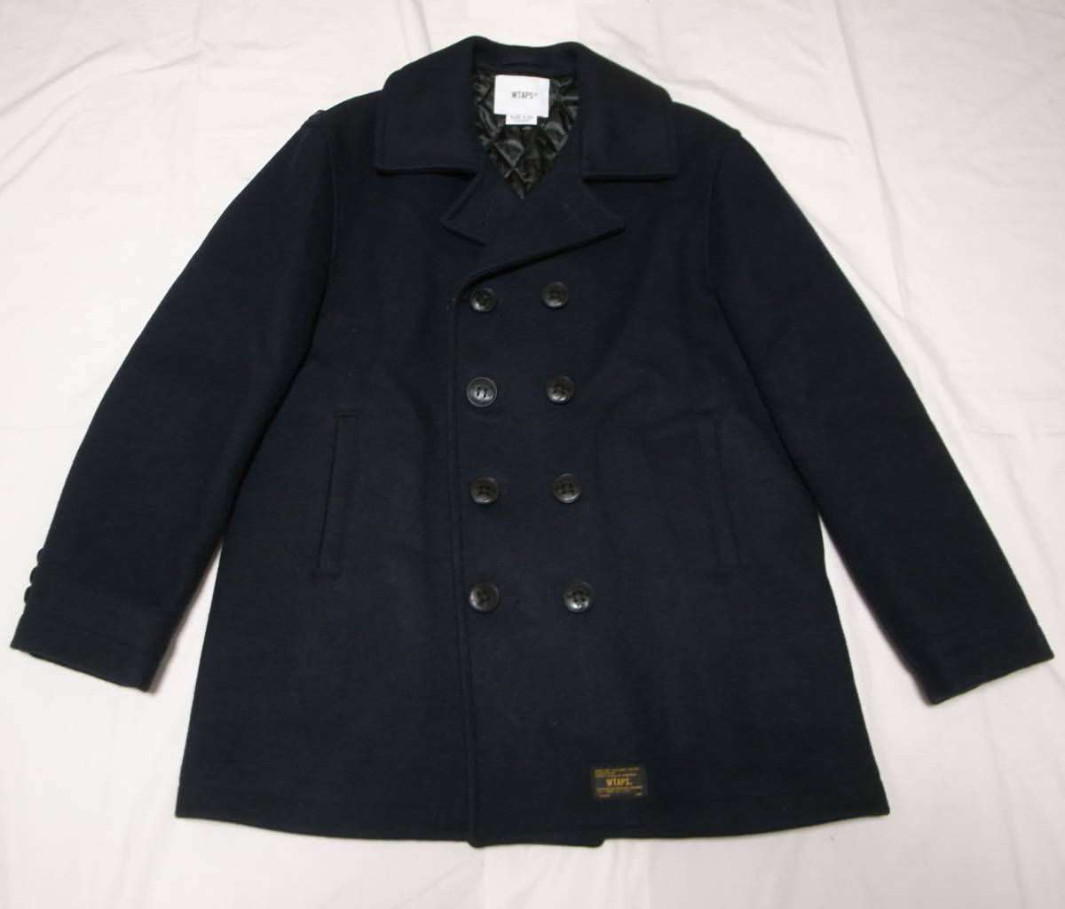 返品不可】 【超美品】DESCENDANT WTAPS Pコート メルトン 国内販売正規品 DESCENDANT FPAR WTAPS Pコート 21AW ピーコート