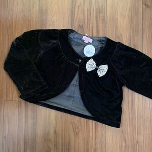  new goods ma The way z130cm long sleeve bell bed black black cardigan 