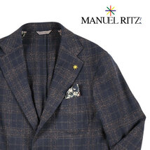 Manuel Ritz（マニュエル　リッツ） ジャケット 2332G2728 ネイビー 50 【W16074】_画像1