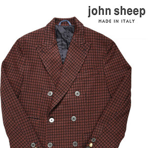 JOHN SHEEP（ジョン・シープ） コート MC1869413 オレンジ x ブラック 52 17343 【W17347】