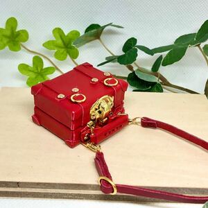 革細工 ミニチュアトランク 4センチ miniature trunk.