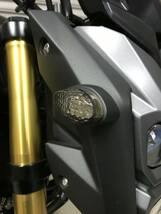 r LED ウインカー スモーク 貼り付け 片側15発 YZF R1 R6 R3 R25 R125 MT25 MT03 MT07 MT09 TZM TZR 3MA 3XV RZV500 FJR TDM FZ SRX TRX_画像10