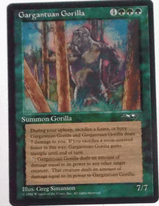 ＭTG/英語/Gargantuan Gorilla/アライアンス/レア