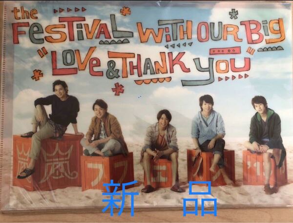 新品 嵐 アラフェス 2013 クリアファイル 送料無料