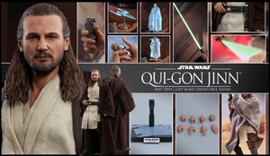 * последний 1 шт!! * новый товар нераспечатанный *Hottoys QUI-GON JINN*