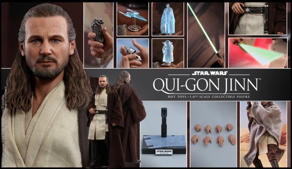 ★5/26(日)まで期間限定値下げ!! ★ラスト1個!! ★新品未開封★Hottoys QUI-GON JINN★