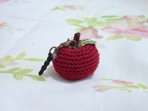 * hand made * knitting. apple. earphone jack | Swarovski | crocheted * lacework 