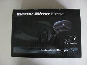 汎用F1タイプミラー　カーボン調　ウィンカー付　Professional Racing Mirror Master Mirror K-sTYLE　LED　ドアミラー