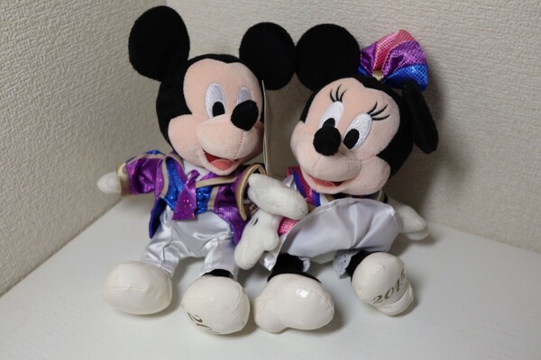 ミッキー ミニー ペアぬいぐるみ ディズニーバレンタイン・ナイト2015 東京ディズニーリゾート限定