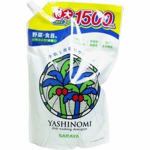 サラヤ ヤシノミ洗剤 野菜食器用 詰替用 特大1500mlＸ5個