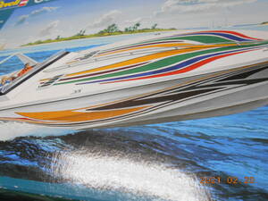 開封　レベル スカラブ REVELL 05205 1.36 SCARAB OFFSHORE POWER BOAT 34ｃｍ