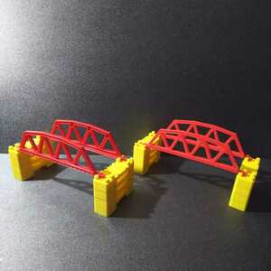 * Plarail [ iron . parts * Mini block ] curve type red red yellow 